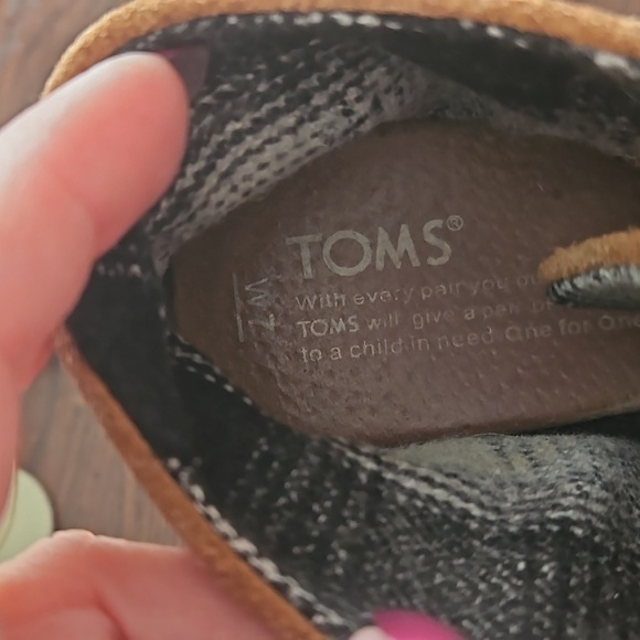 Toms Suede Wedge Heel Ankle Boots - Picture 4 of 4